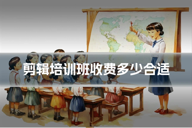 剪辑培训班收费多少合适