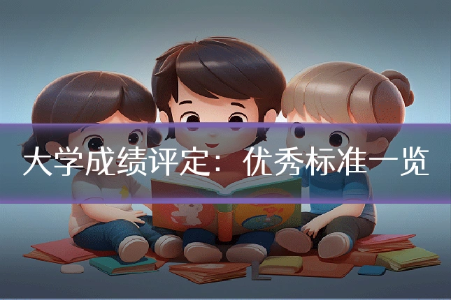 大学成绩评定:优秀标准一览