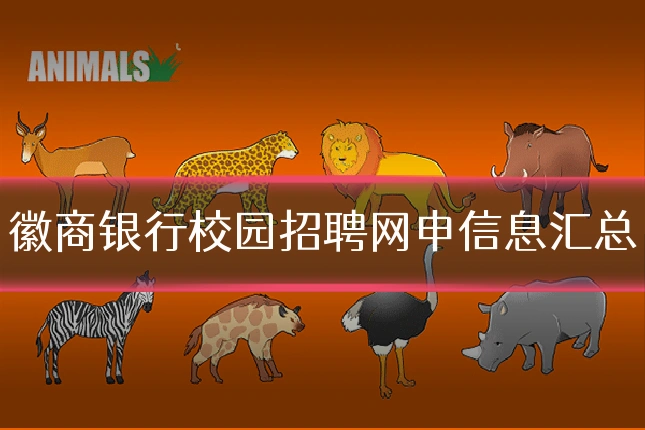 徽商银行校园招聘网申信息汇总