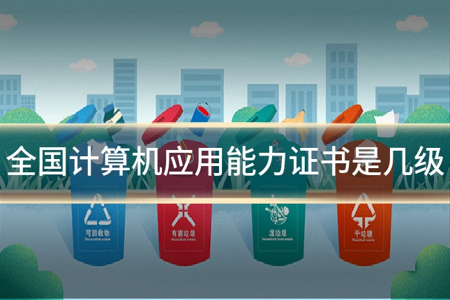 全国计算机应用能力证书是几级