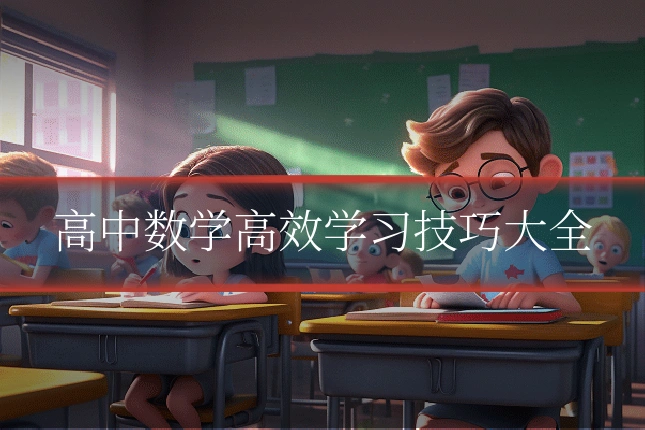 高中数学高效学习技巧大全