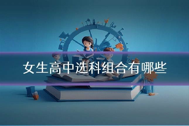 女生高中选科组合有哪些