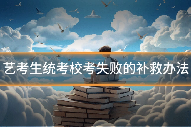 艺考生统考校考失败的补救办法