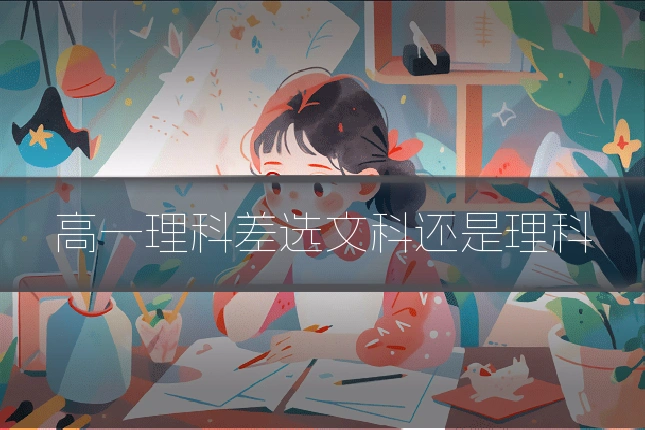 高一理科差选文科还是理科