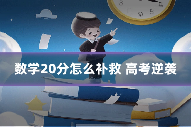 数学20分怎么补救 高考逆袭
