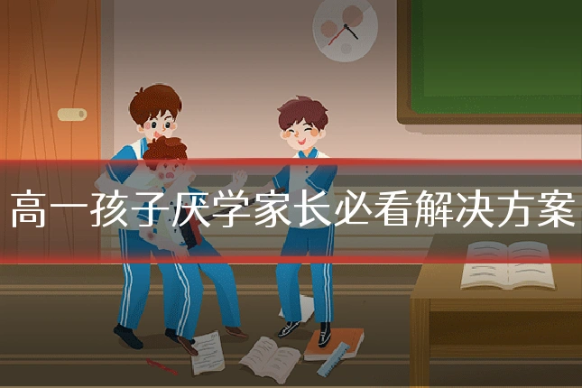 高一孩子厌学家长必看解决方案