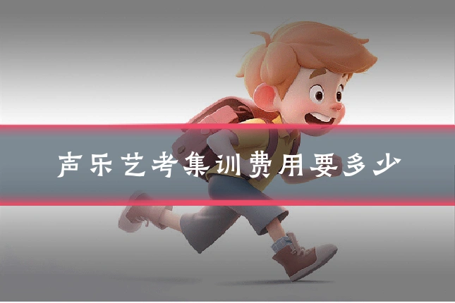声乐艺考集训费用要多少