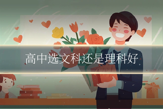 高中选文科还是理科好