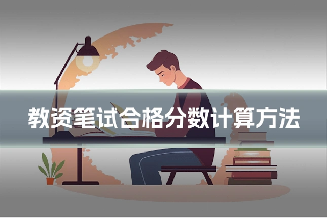 教资笔试合格分数计算方法