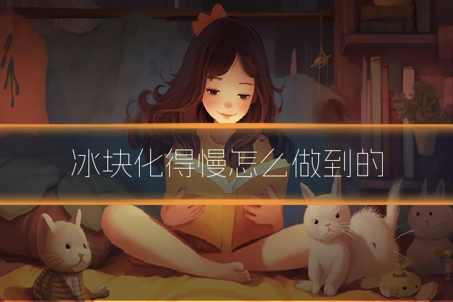 冰块化得慢怎么做到的