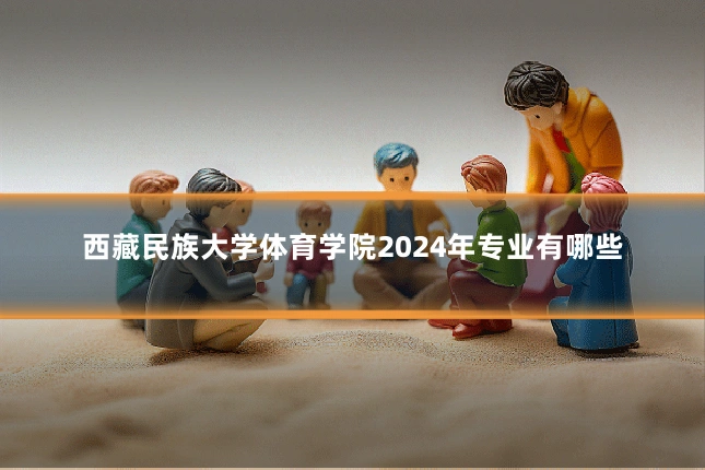 西藏民族大学体育学院2024年专业有哪些