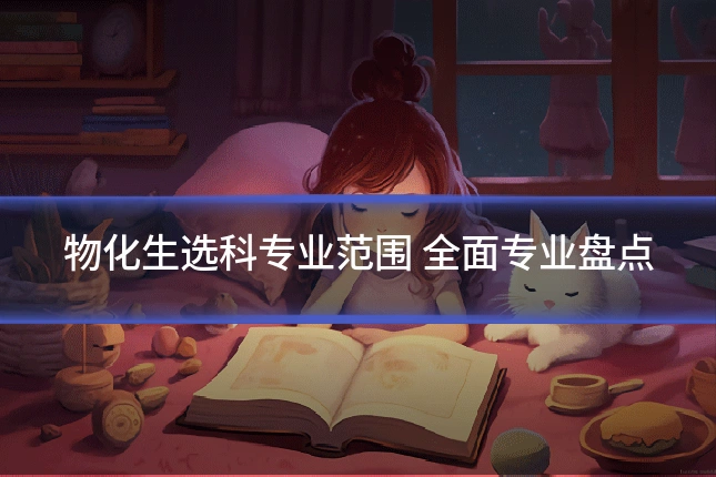 物化生选科专业范围 全面专业盘点
