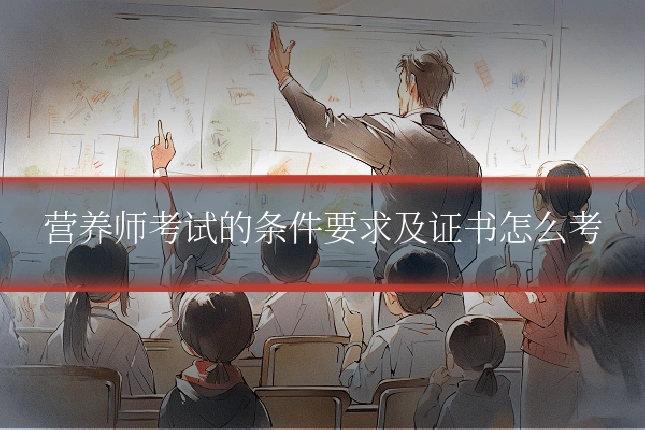 营养师考试的条件要求及证书怎么考