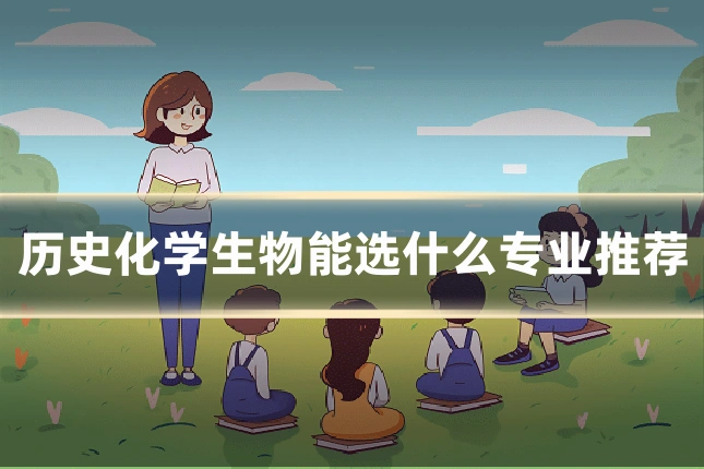 历史化学生物能选什么专业推荐