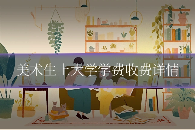 美术生上大学学费收费详情