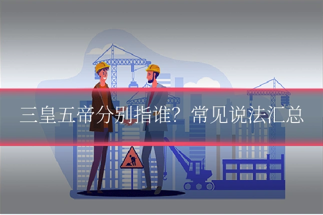 三皇五帝分别指谁?常见说法汇总