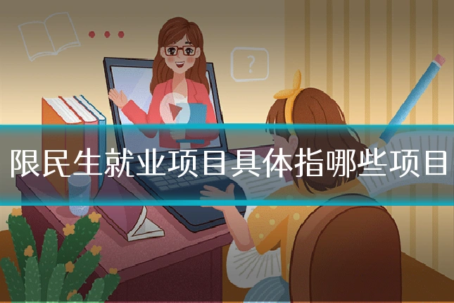 限民生就业项目具体指哪些项目