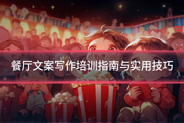餐厅文案写作培训指南与实用技巧