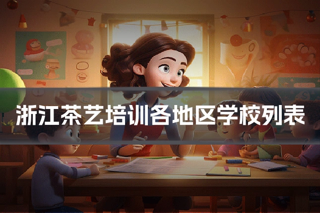 浙江茶艺培训各地区学校列表