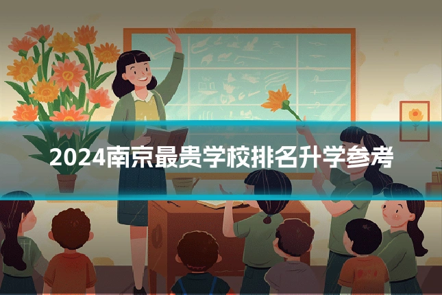 2024南京最贵学校排名升学参考