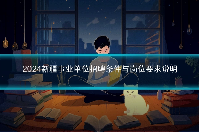 2024新疆事业单位招聘条件与岗位要求说明