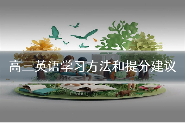 高三英语学习方法和提分建议