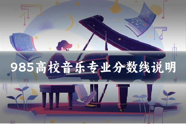 985高校音乐专业分数线说明