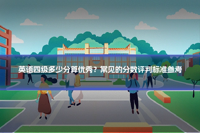 英语四级多少分算优秀?常见的分数评判标准参考