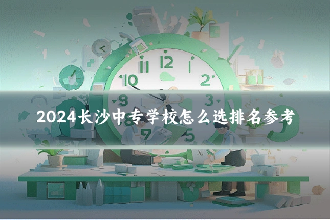 2024长沙中专学校怎么选排名参考