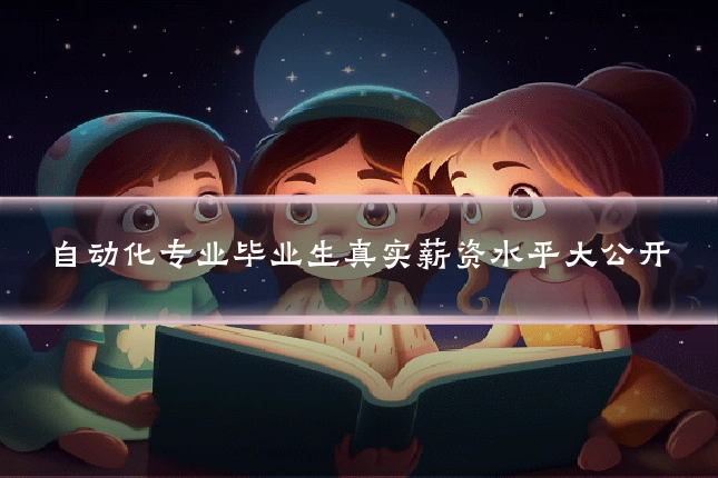 自动化专业毕业生真实薪资水平大公开
