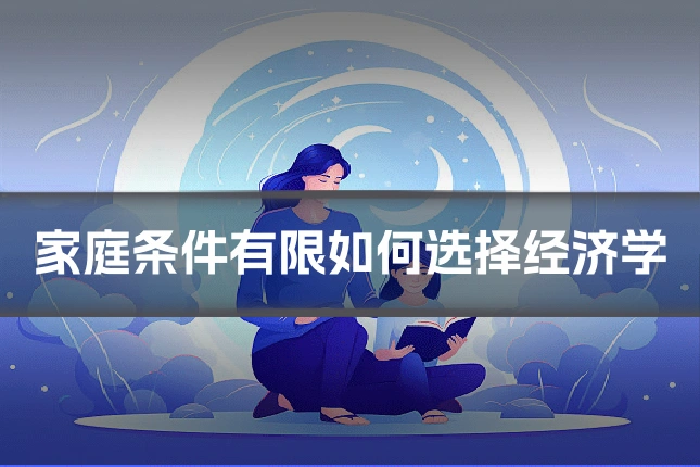 家庭条件有限如何选择经济学