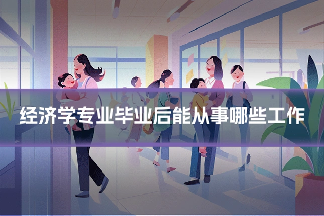 经济学专业毕业后能从事哪些工作