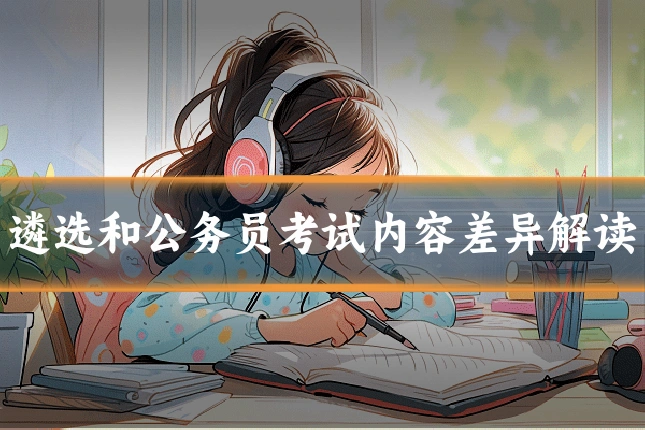 遴选和公务员考试内容差异解读