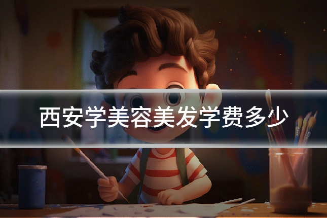 西安学美容美发学费多少