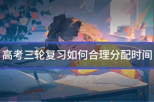 高考三轮复习如何合理分配时间