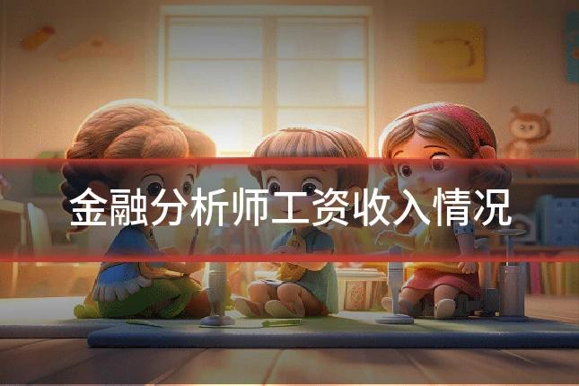 金融分析师工资收入情况