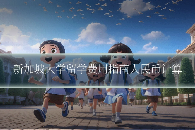 新加坡大学留学费用指南人民币计算