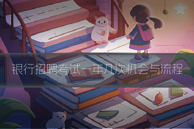 银行招聘考试一年几次机会与流程