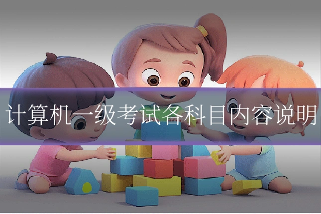 计算机一级考试各科目内容说明