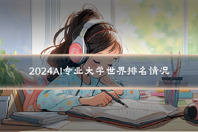 2024AI专业大学世界排名情况