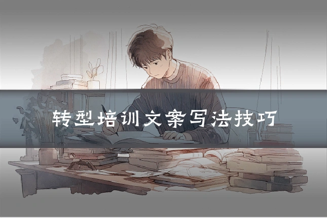转型培训文案写法技巧