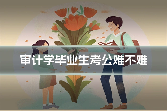 审计学毕业生考公难不难
