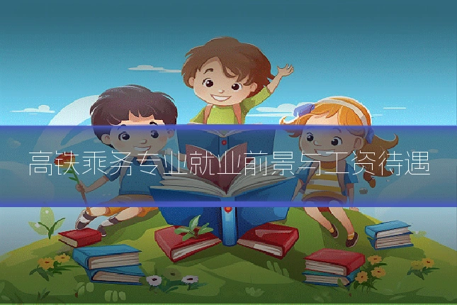高铁乘务专业就业前景与工资待遇
