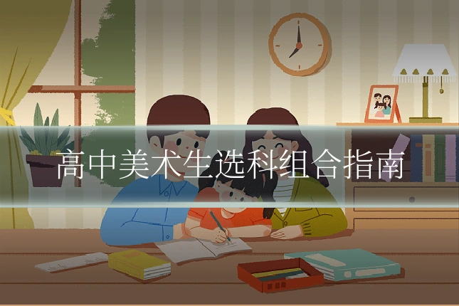 高中美术生选科组合指南