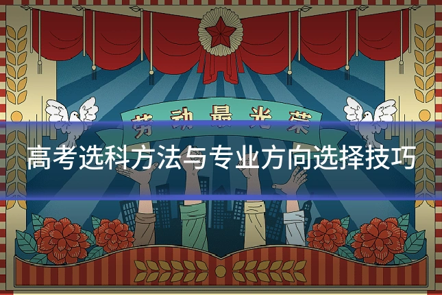 高考选科方法与专业方向选择技巧
