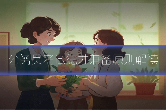公务员考试德才兼备原则解读
