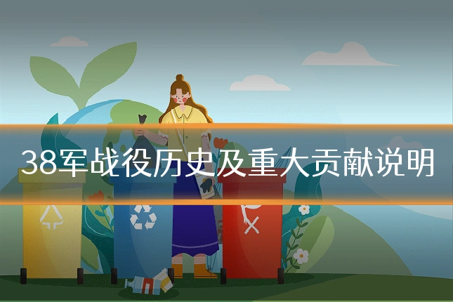 38军战役历史及重大贡献说明