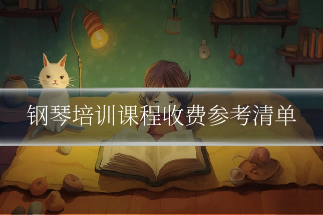 钢琴培训课程收费参考清单