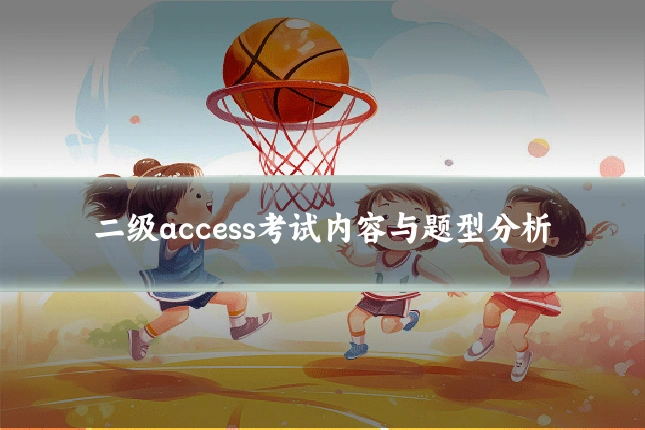 二级access考试内容与题型分析