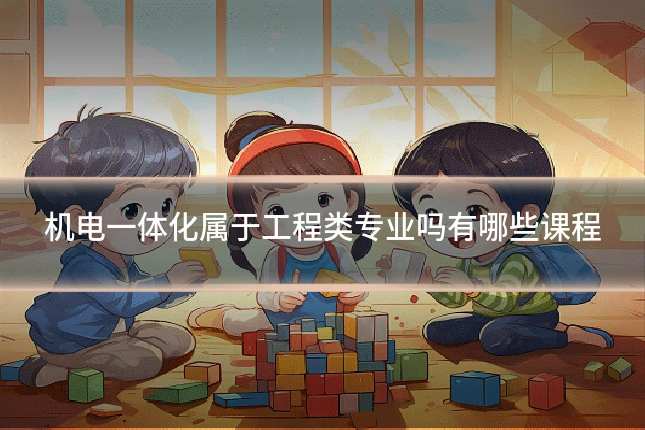 机电一体化属于工程类专业吗有哪些课程